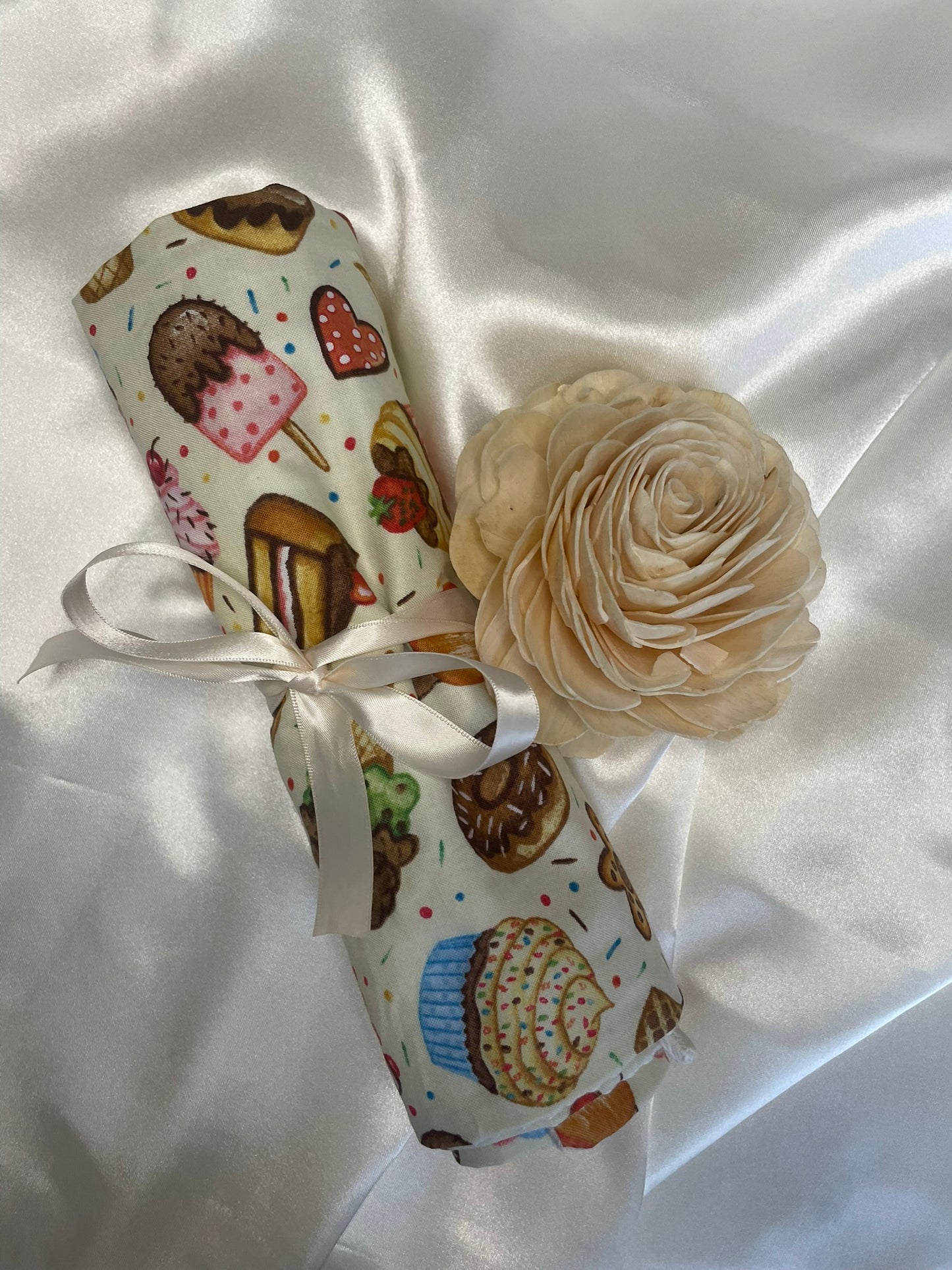 Essuie Tout Lavable avec pressions - CUPCAKES