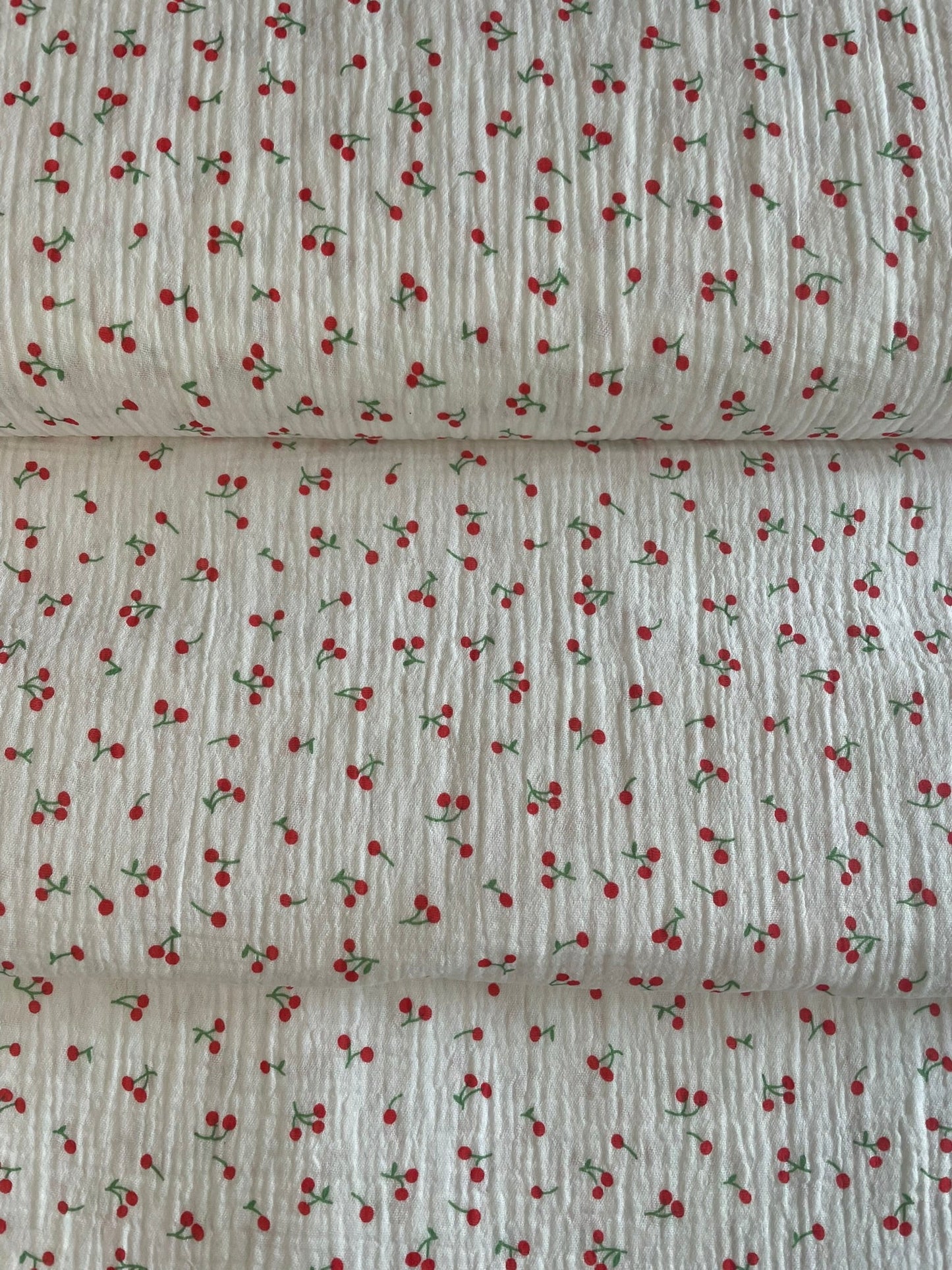 Couverture Lit Bébé Hiver - Cerises